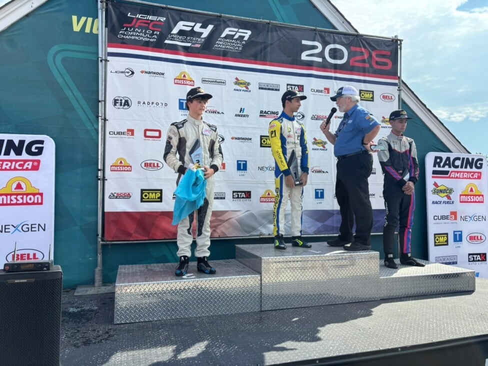 El pibe de Córdoba se hizo grande en Virginia: Bainotti se consagró campeón Rookie con dos podios
