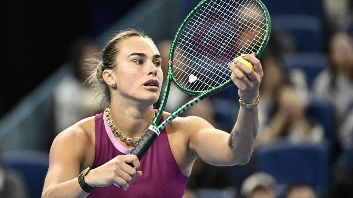 Sabalenka pasó el primer trámite en China y ya tiene rival: la checa Bartunkova