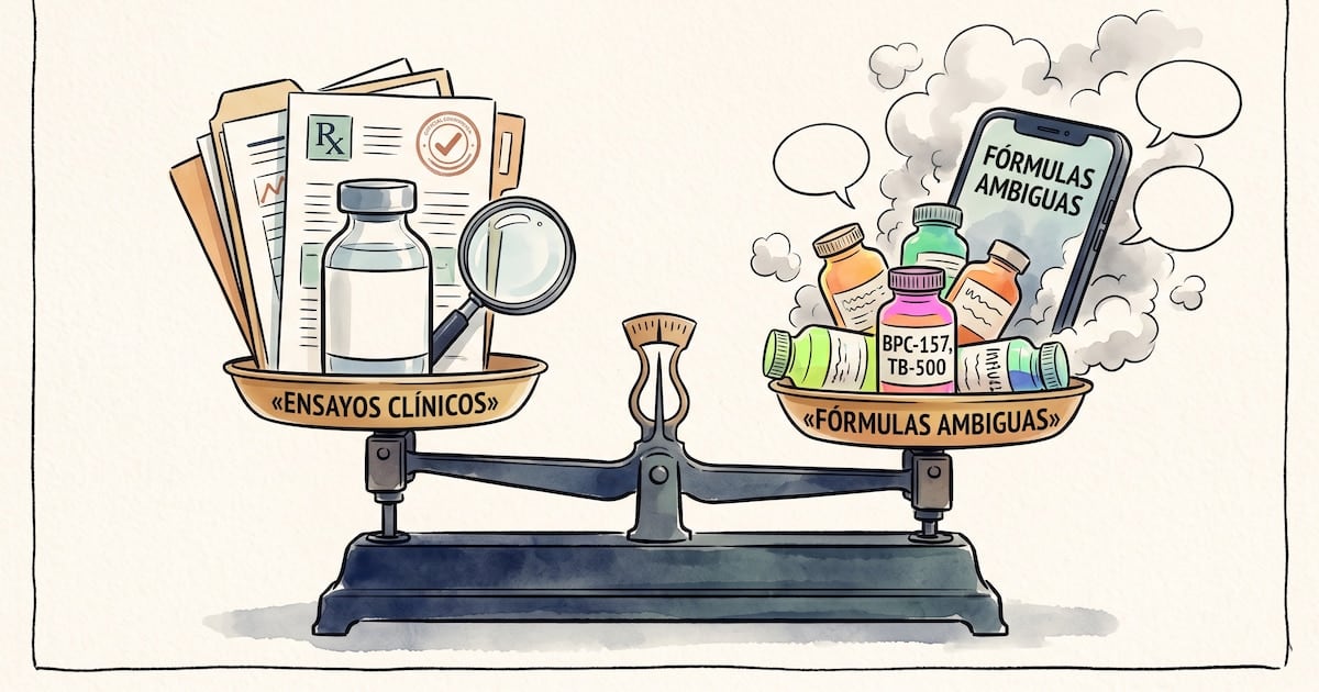 Péptidos bajo la lupa: por qué un mismo nombre puede esconder promesas que la ciencia todavía no respalda