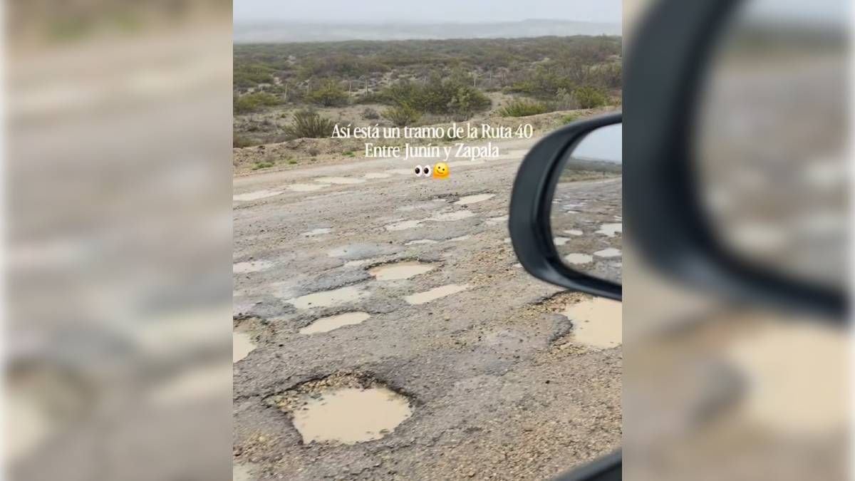Treinta kilómetros de cornisas rotas: el tramo de la Ruta 40 que pone en jaque a quien viaja al sur neuquino