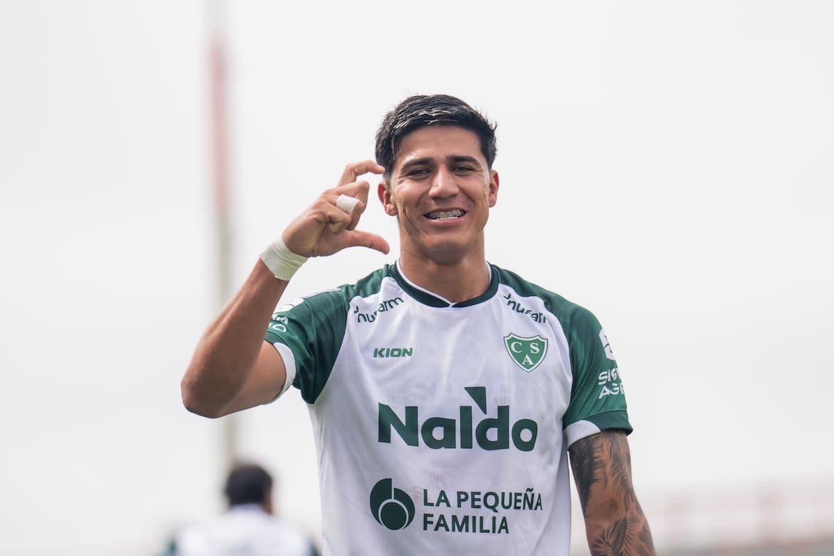 Marabel, el nueve de Sarmiento que se codea con la historia grande y este miércoles va por todo ante River