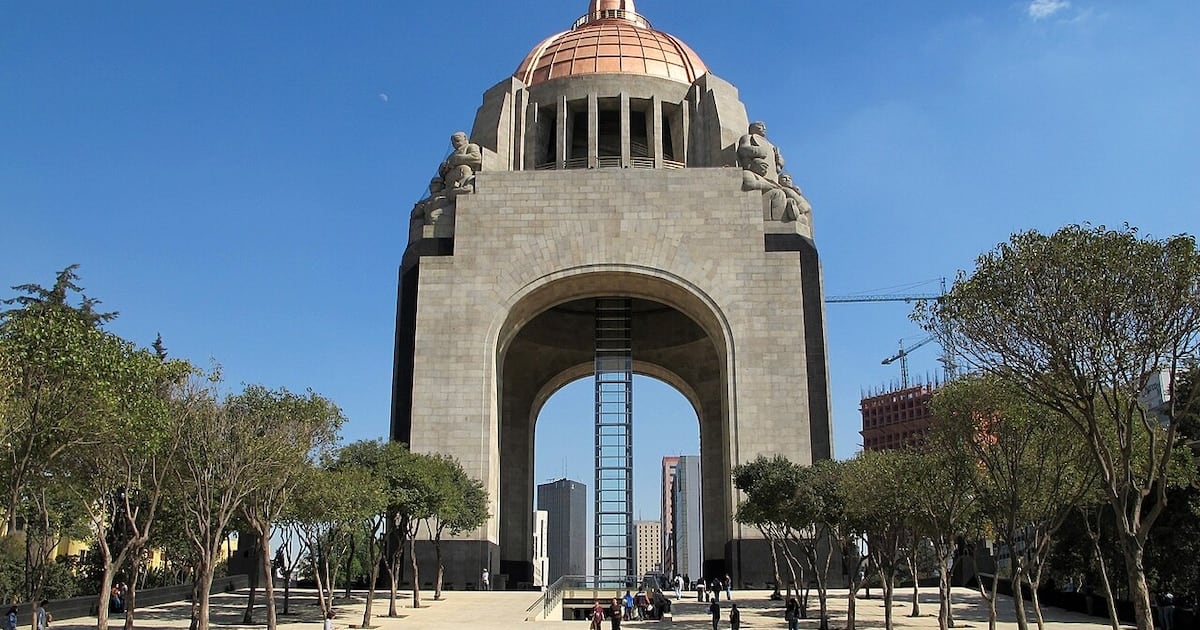 A 67 metros de altura: el arco triunfal más alto del mundo se emplaza en el corazón de Ciudad de México