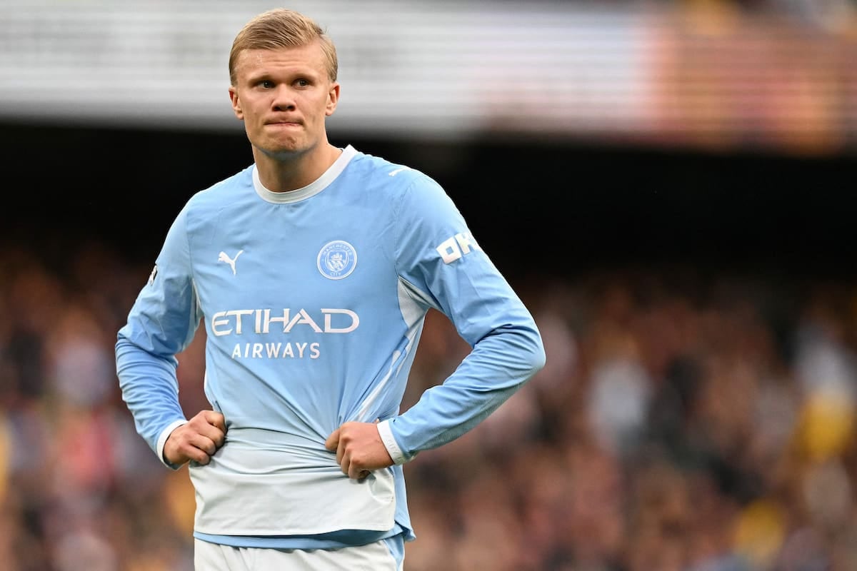 Manchester City pasó al frente con un 3-2 ante Ipswich y ahora reza para no perder a Haaland