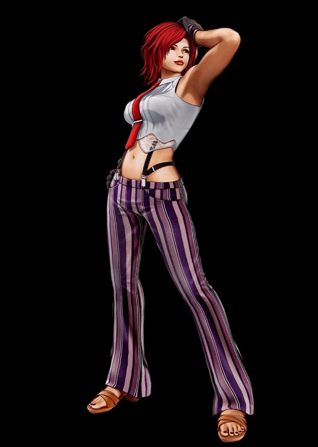 Vuelve la vieja escuela: Terry con su gorra y Mai vestida de kunoichi, otra vez en Fatal Fury