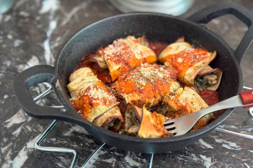 Rollitos de berenjena al horno: una receta vegetal que se arma en menos de treinta minutos